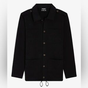 New Express Rachel Zoe Men's Black Button Jacket Size Large